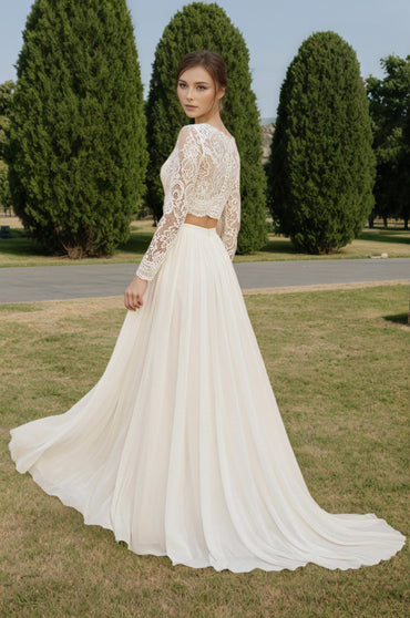 Vestido de novia mono de satén boho escote corazón fuera del hombro personalizado