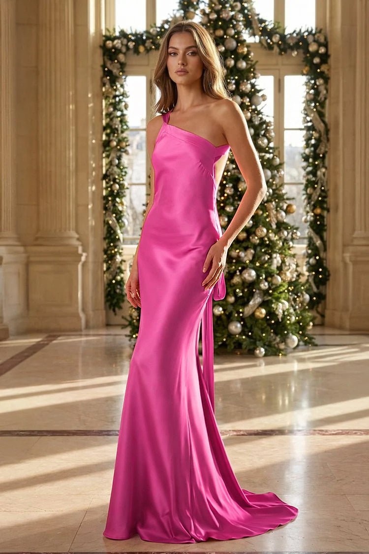 Vestido de novia mono de satén boho escote corazón fuera del hombro personalizado