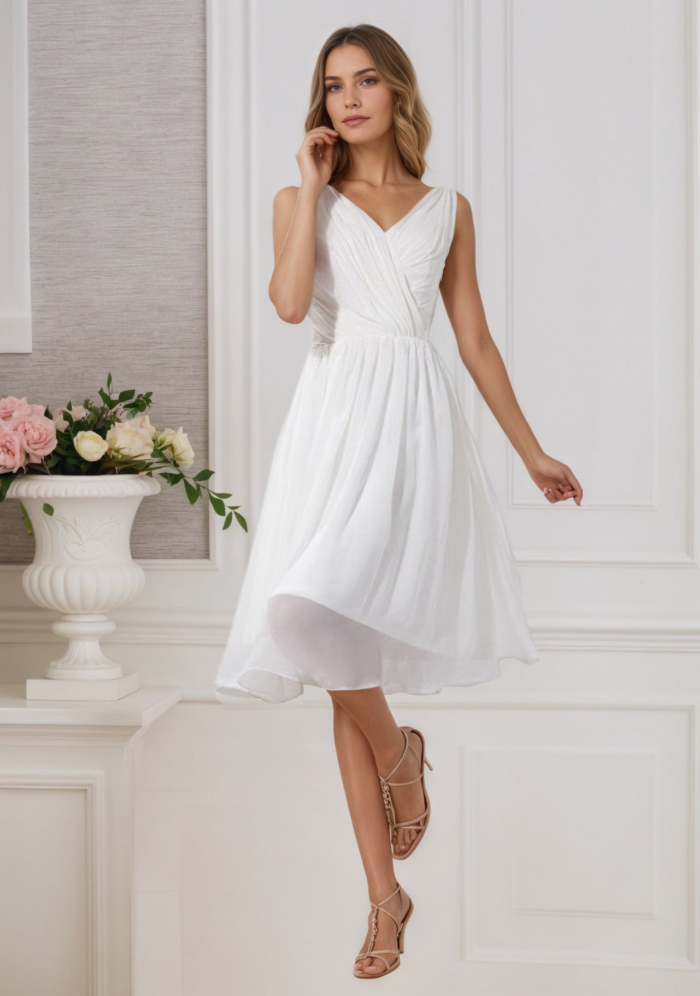 Combinaison de mariage satin bohème cœur décolleté off-shoulder personnalisée