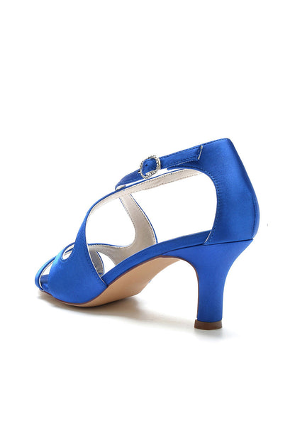 Asymmetrical Strappy One-strap Buckle Pumps