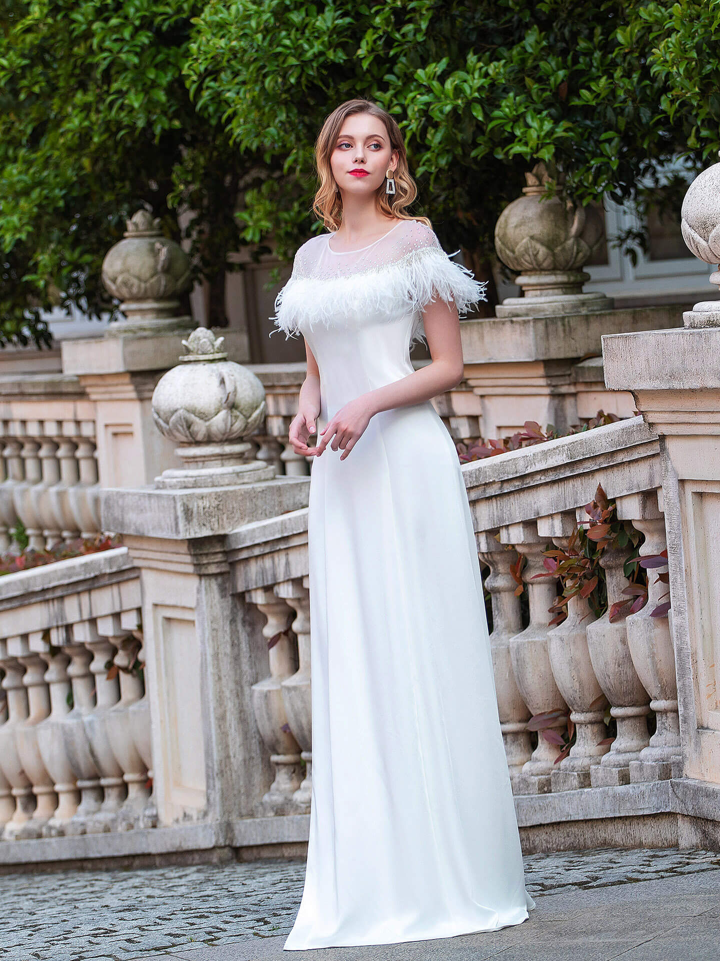 Roycebridal Roycebridal Sheath / Column  Fashion Formal Evening Dresses Sleeveless Floor Length Prom Dresses Party Dresses