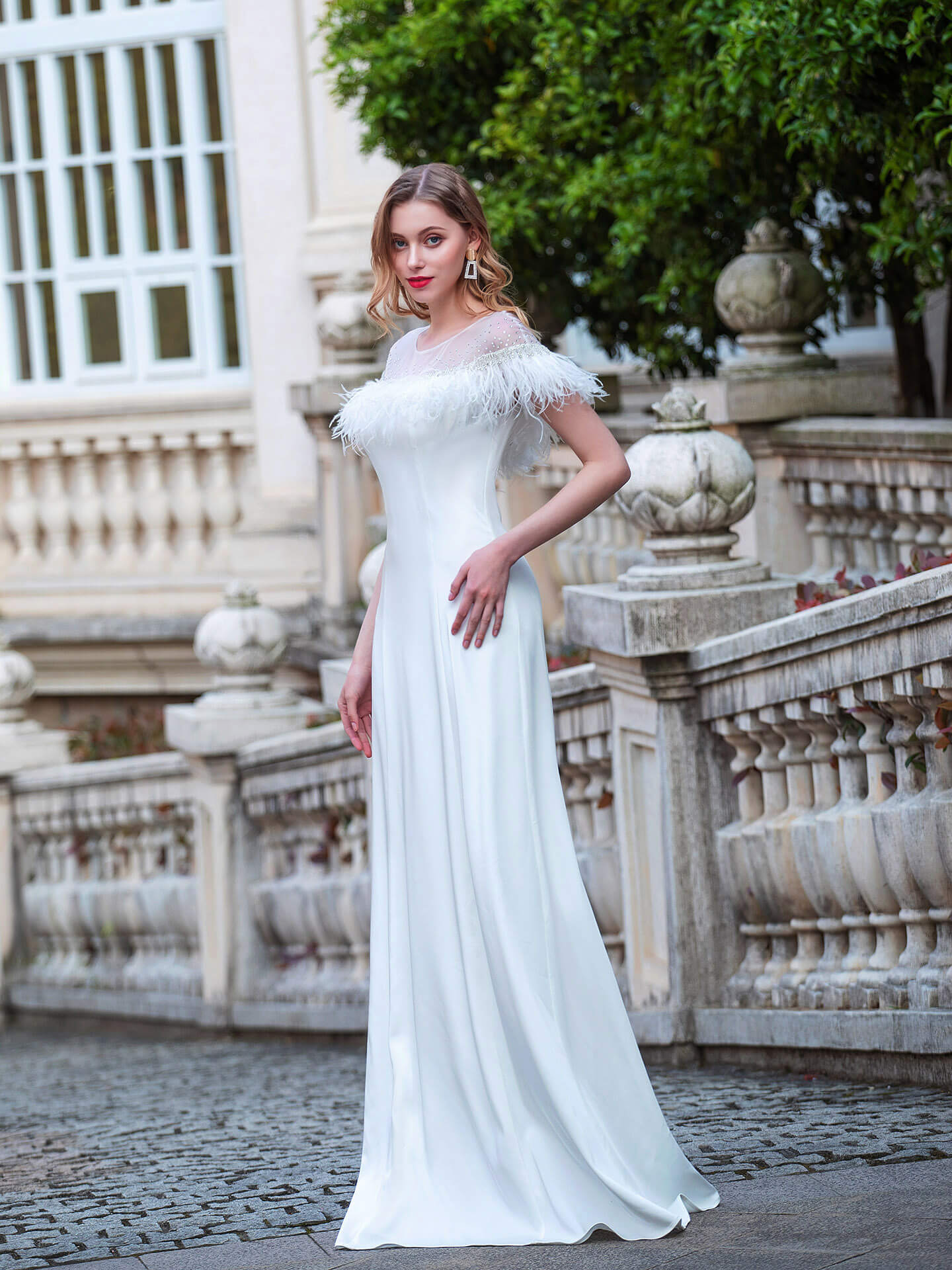 Roycebridal Roycebridal Sheath / Column  Fashion Formal Evening Dresses Sleeveless Floor Length Prom Dresses Party Dresses