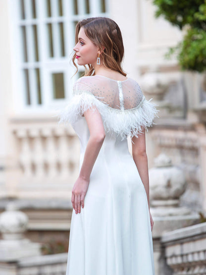 Roycebridal Roycebridal Sheath / Column  Fashion Formal Evening Dresses Sleeveless Floor Length Prom Dresses Party Dresses