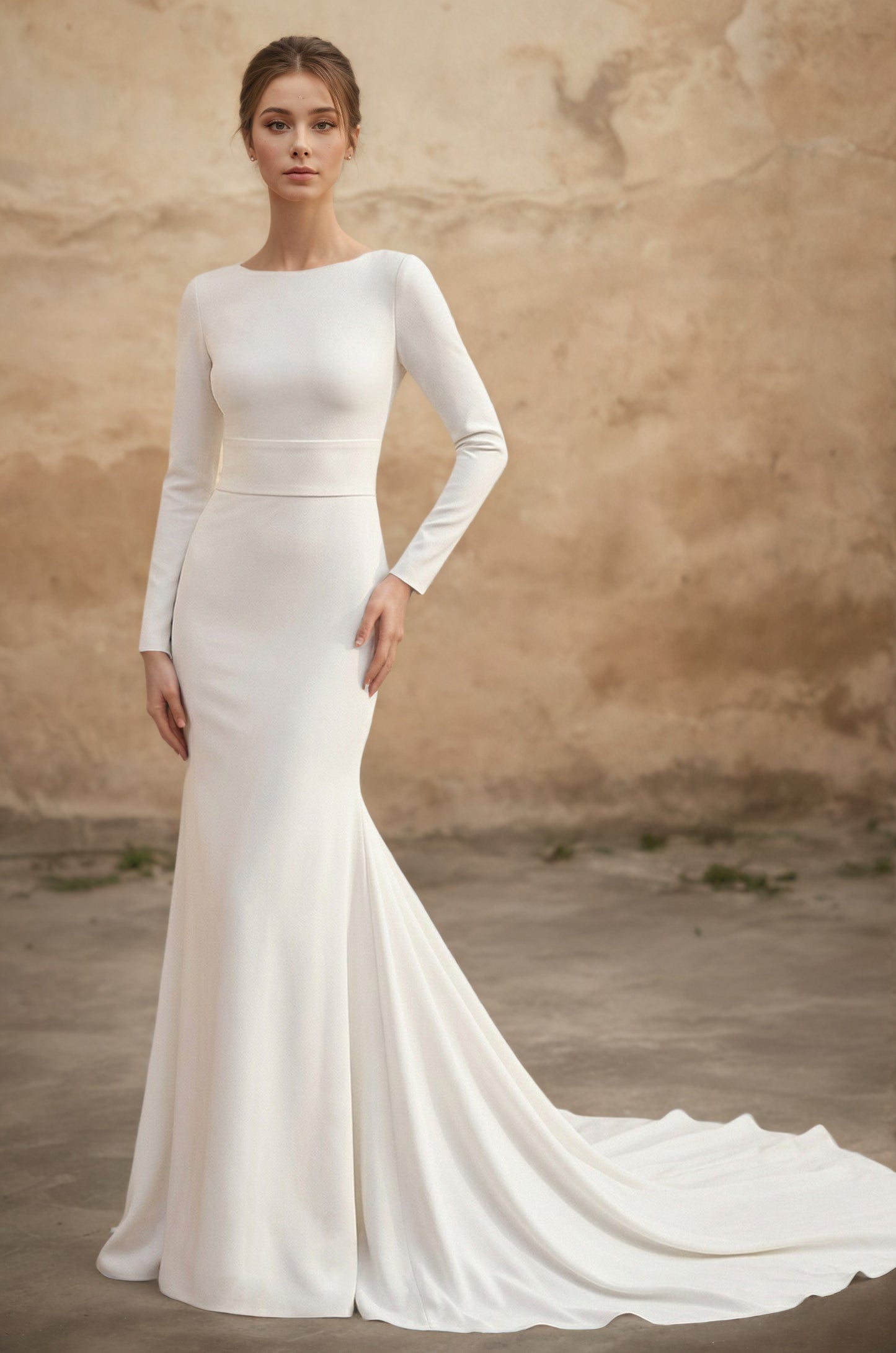 Vestido de Noiva Macacão de Noiva em Cetim Boémio Decote Sweetheart Fora do Ombro Personalizado