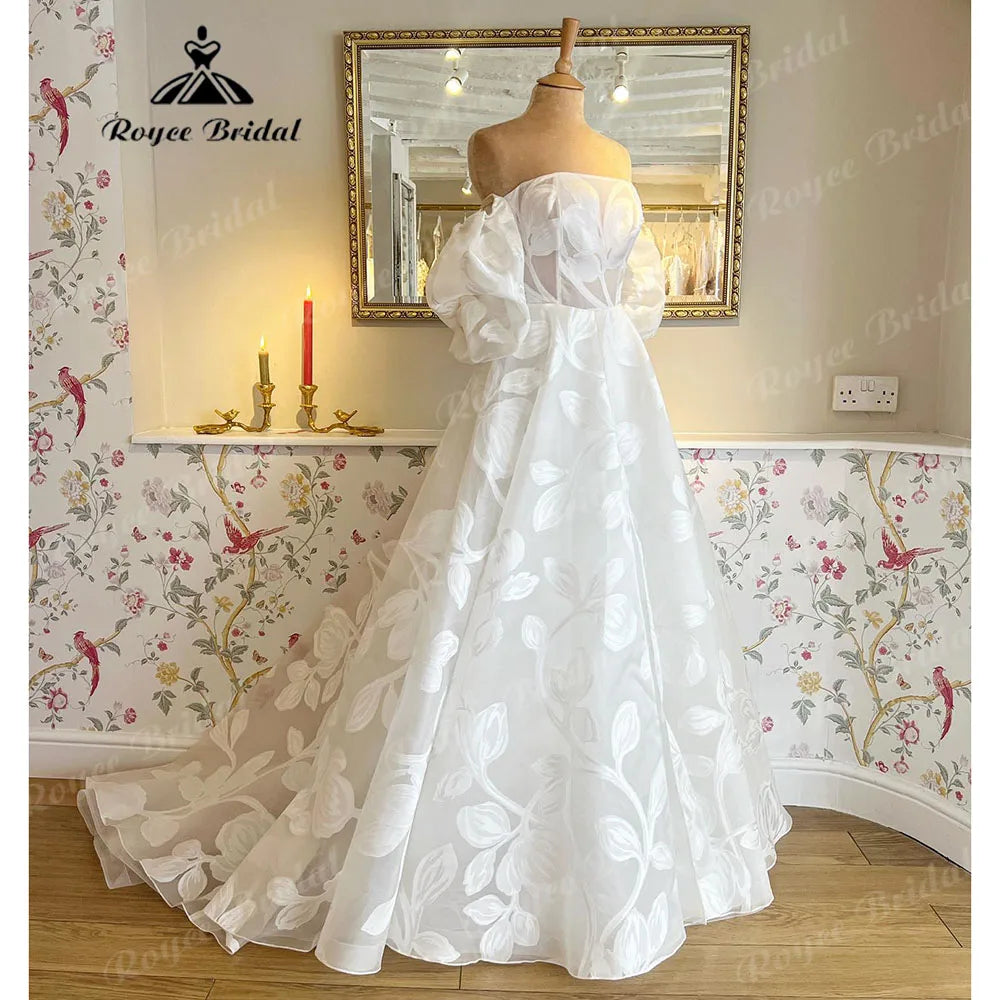Women Dress Simple Satin Wedding Dress and Elegant White With Sleeves –  Nancy Alvarez Collection