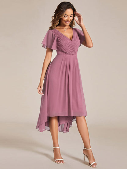 Roycebridal Jerry pleated ruffled mother of the groom gown