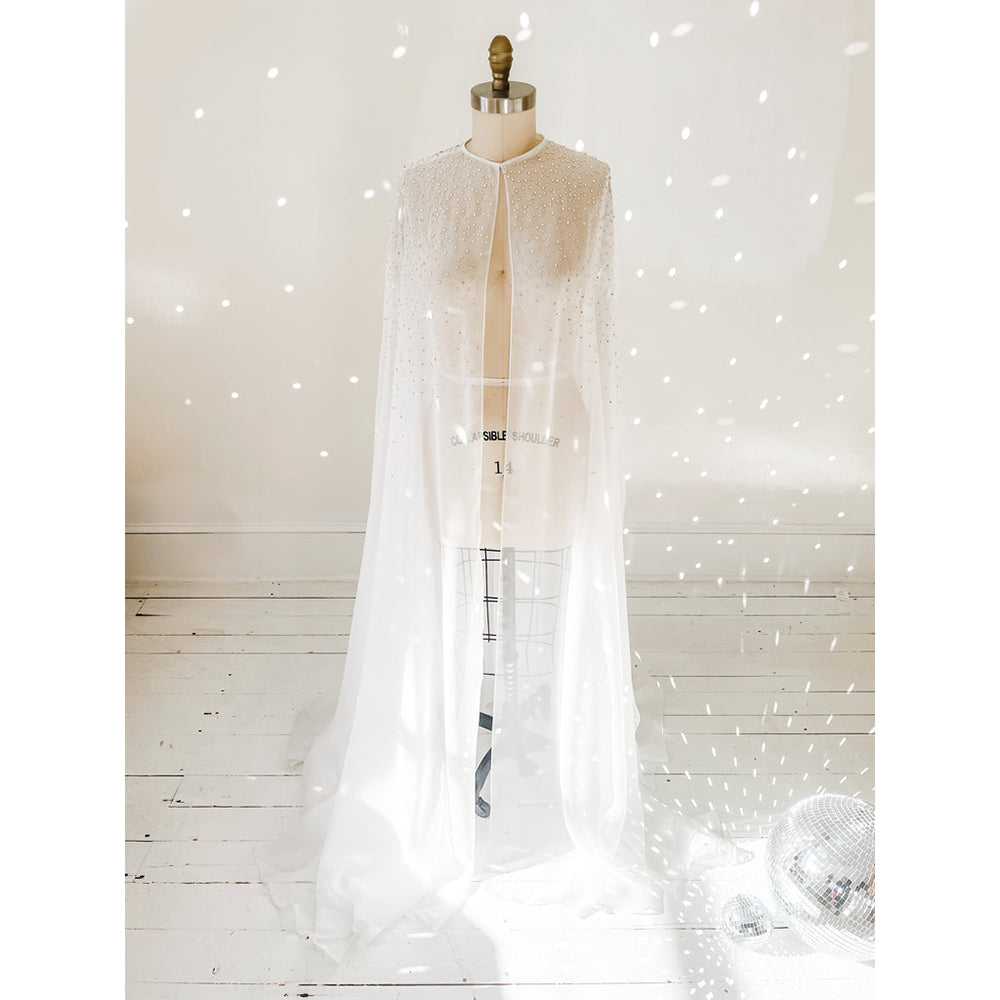 V Neck Beading Watteau Train Chiffon A Line Gothic Black Wedding Dress