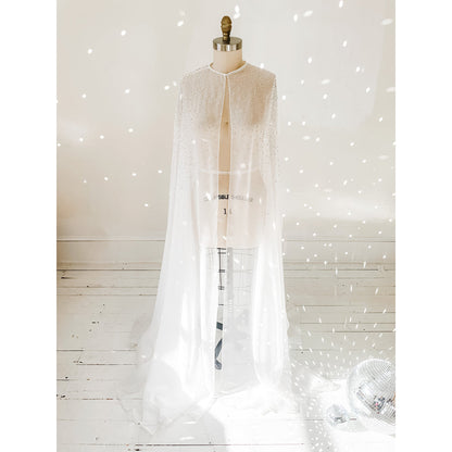 V Neck Beading Watteau Train Chiffon A Line Gothic Black Wedding Dress