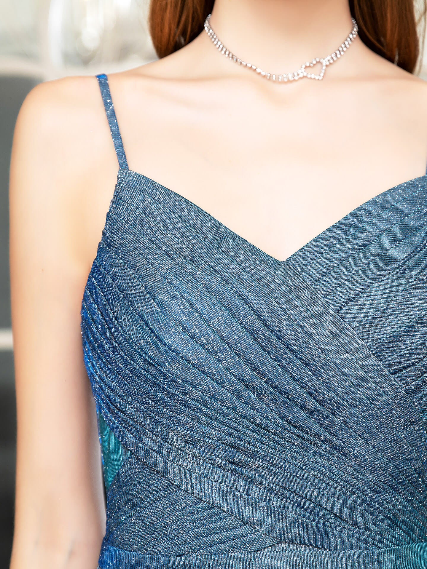 Roycebridal Roycebridal A-line Fashion Formal Evening Dresses Spaghetti Strap Sleeveless Floor Length Prom Dresses