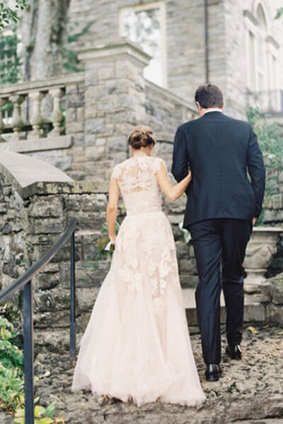 Gorgeous Tulle V-neck Sleeveless Floor-Length Lace Wedding Dresss with Appliques, MW246 | lace wedding dresses | cheap wedding dresses | lace wedding dresses | wedding dresses near me | wedding dresses online | Musebridals.com