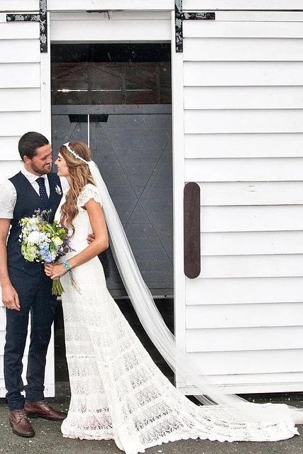 Ivory mermaid cheap lace boho wedding dresses | boho wedding dresses | cheap lace wedding dresses | beach wedding dresses | bridal gowns | bridals | weddings | wedding ideas | wedding dresses online | wedding dresses near me | bridal dresses online | wedding dresses mermaid | Musebridals