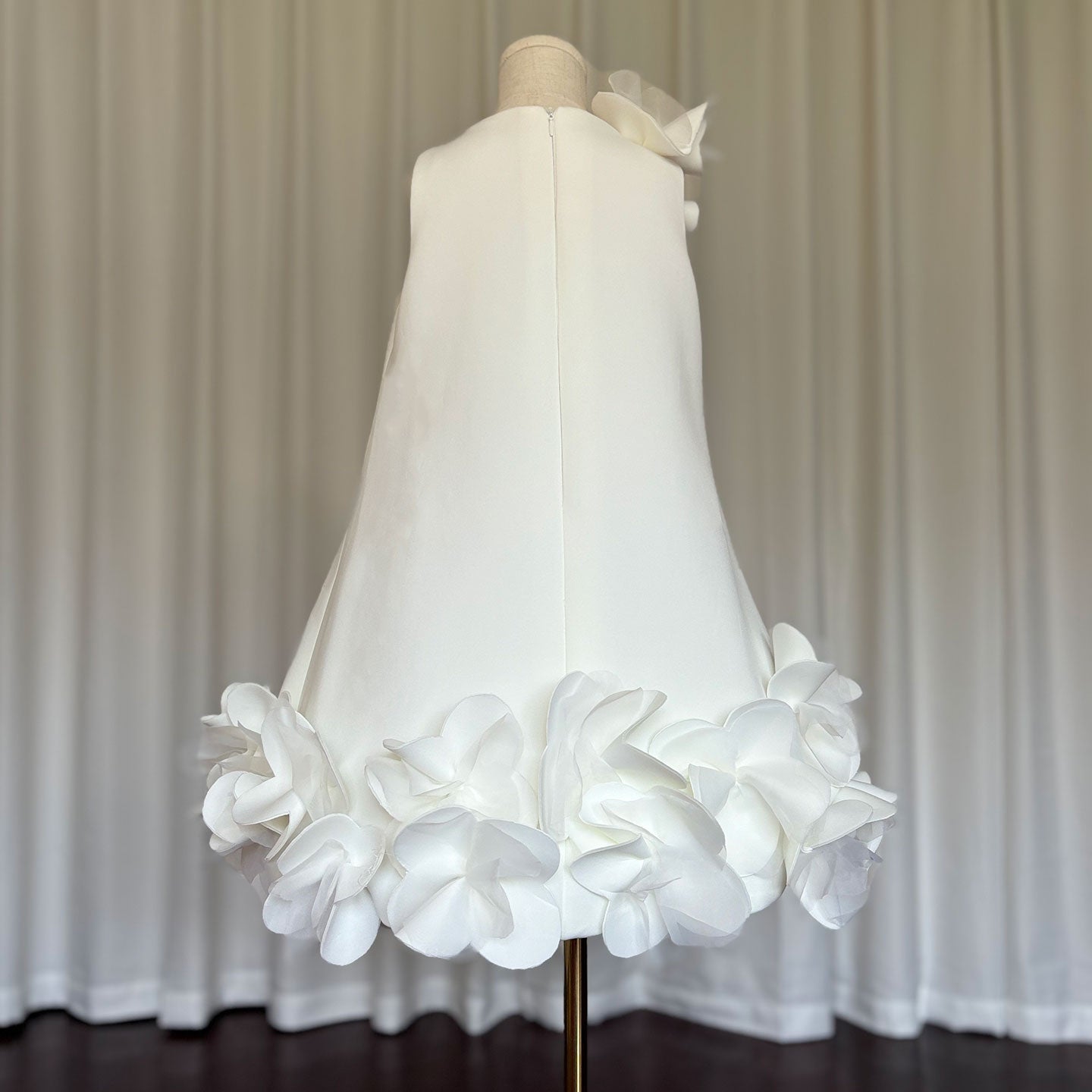 Roycebridal Elegant White Dubai Girl Dress Pink Eid al-Fitr Baby Children Clothes for Wedding Birthday Holiday Party 2025 J073