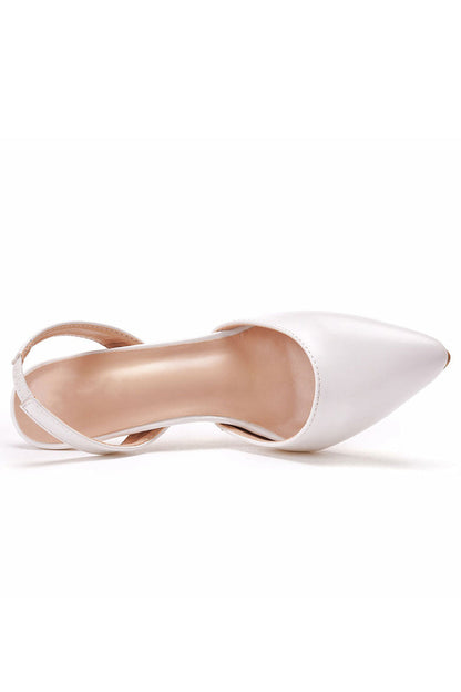 Simple Elegant Pointed Toe Stiletto Slingback High Heels