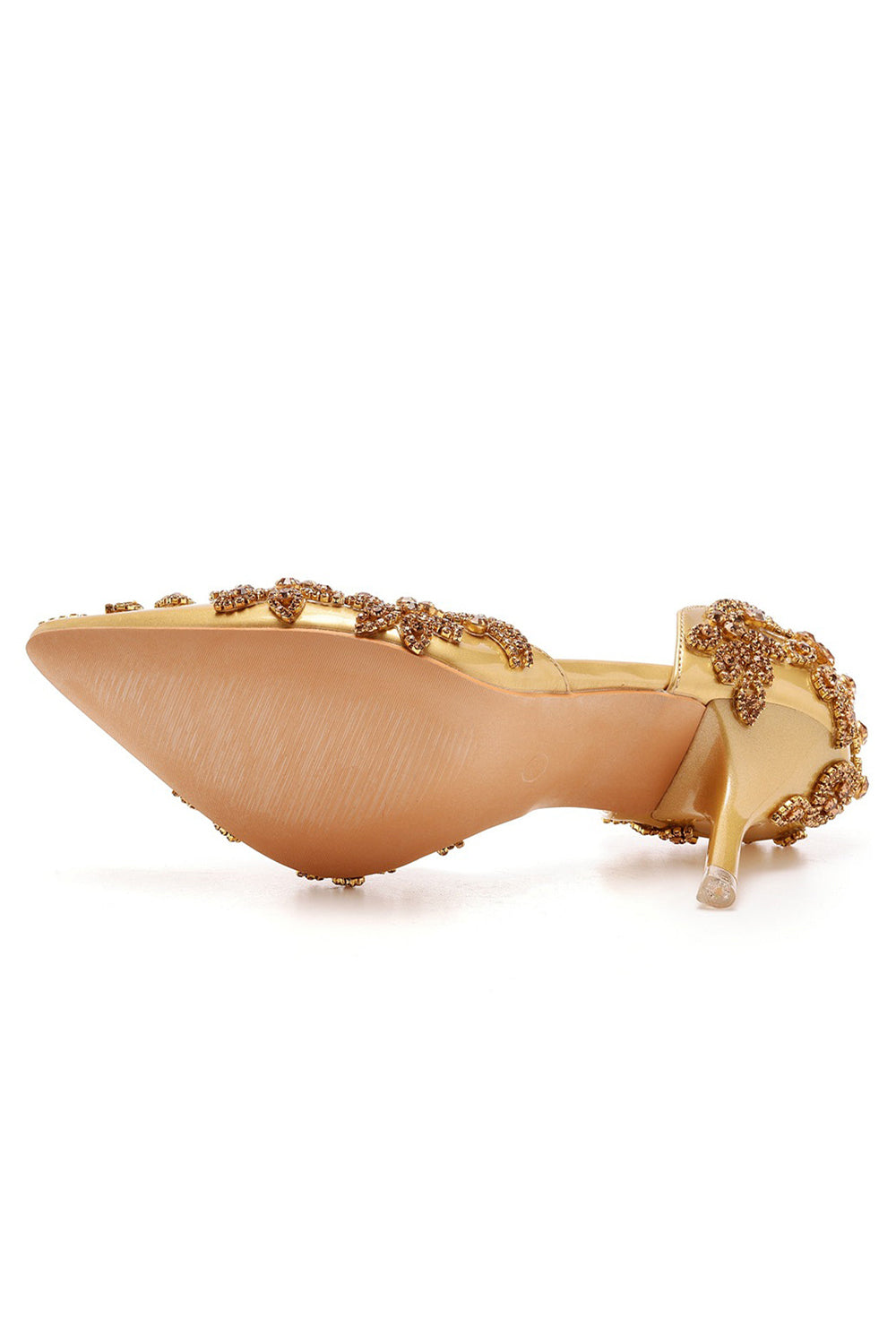 Roycebridal Woman's Wedding Shoes Pointed Toe rhinestone Stiletto