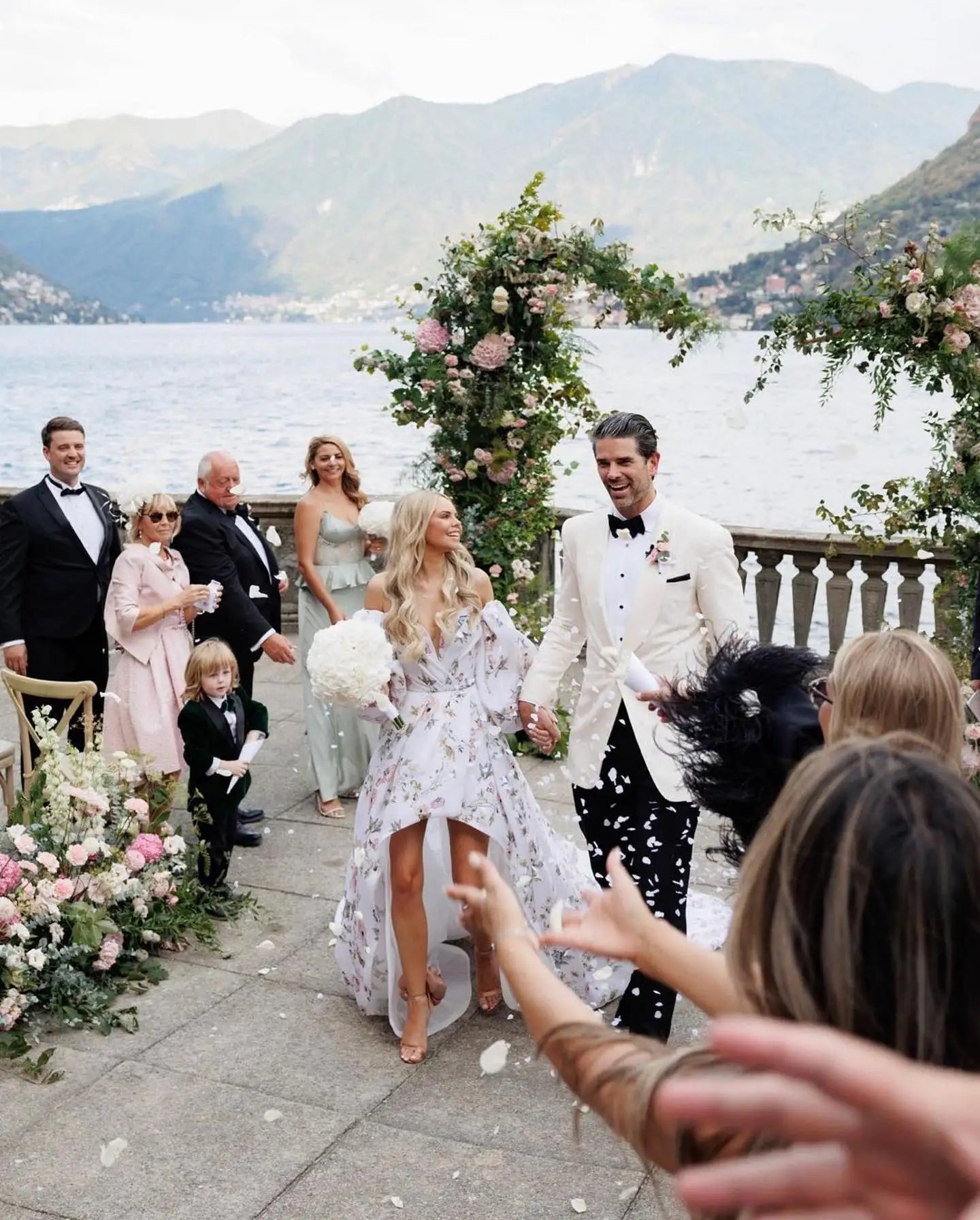 Roycebridal Floral Print  A Line Wedding Dress Lace Appliques 2025 Luxury Bridal Boho Beach Wedding Gowns Backless