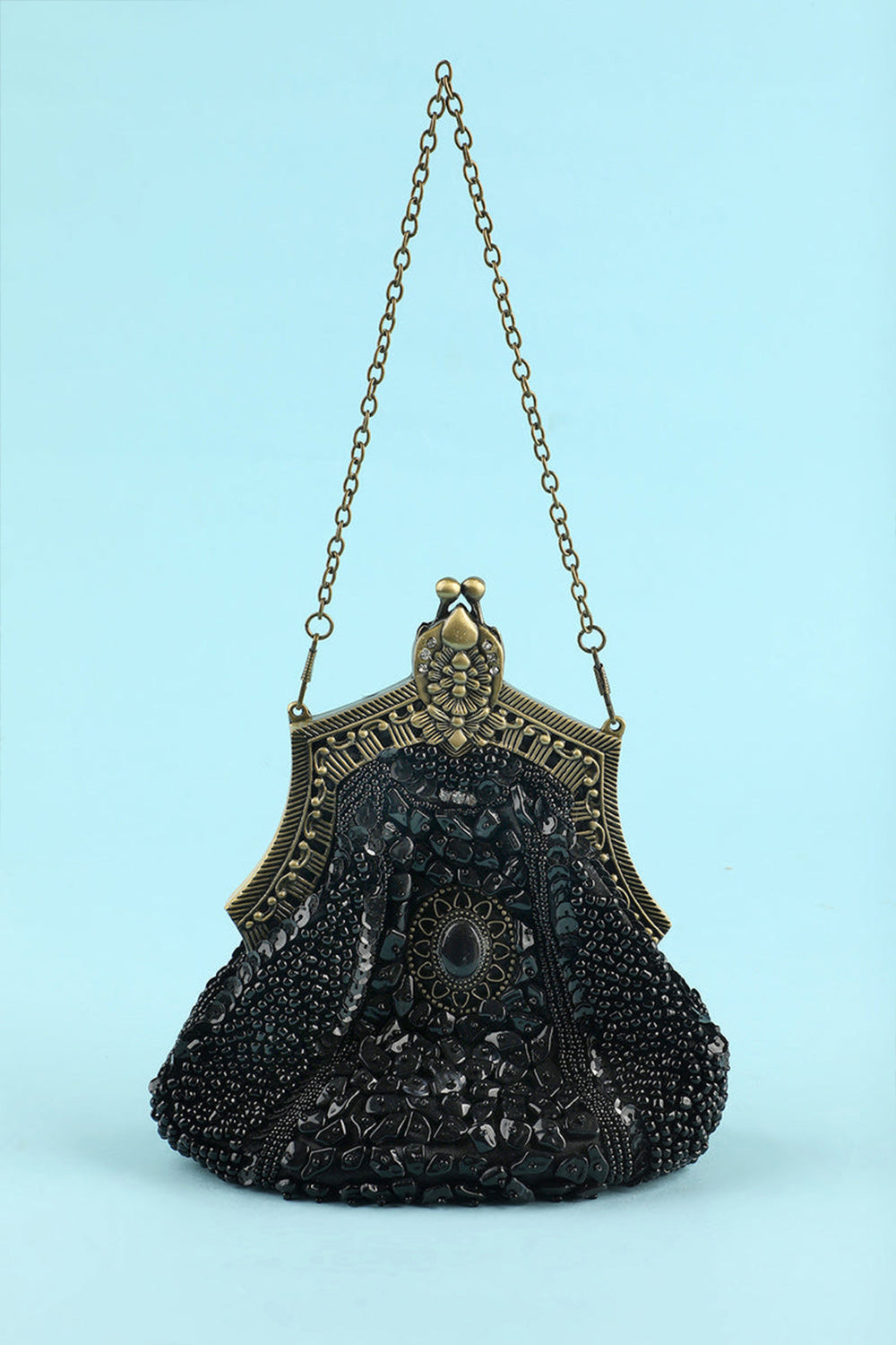 Roycebridal Black Vintage Evening Bag