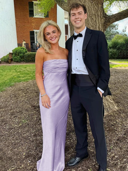 Blaues Neckholder-Abschlussballkleid mit Plissee und Ausschnitten aus Satin in A-Linie