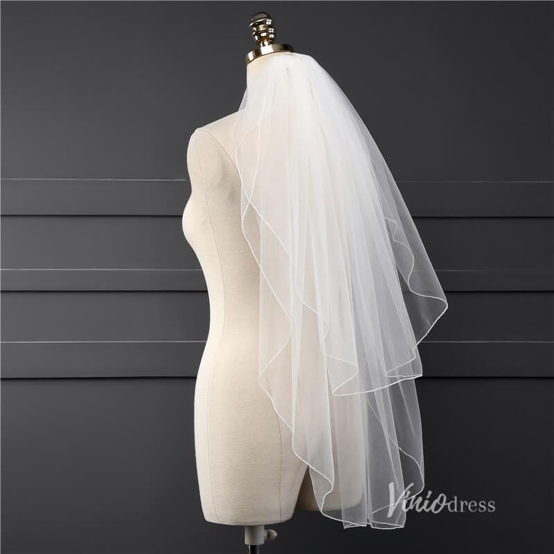 Classic 2 Tier Short Veil Viniodress-Veils-Viniodress-Viniodress