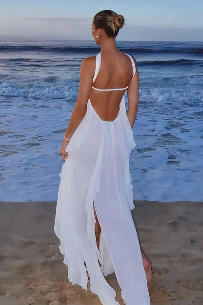 Yellow Strapless Sheath Bow Satin Long Formal Mermaid Prom Dress