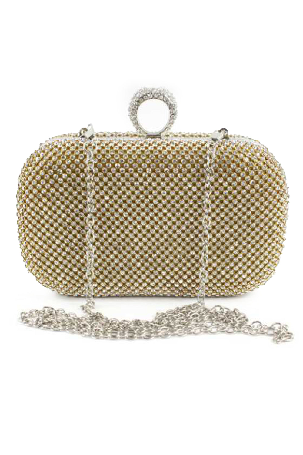 Faszinierende verstellbare Clutches mit Strasssteinen und Glitzer
