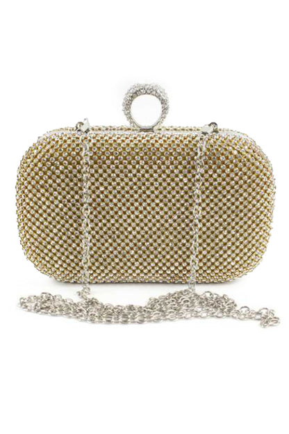 Faszinierende verstellbare Clutches mit Strasssteinen und Glitzer