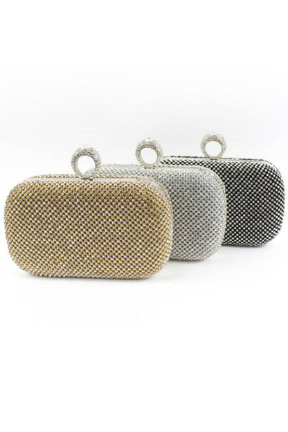 Faszinierende verstellbare Clutches mit Strasssteinen und Glitzer