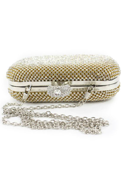 Faszinierende verstellbare Clutches mit Strasssteinen und Glitzer