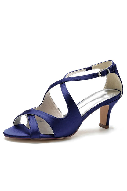 Asymmetrical Strappy One-strap Buckle Pumps