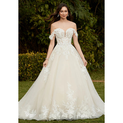 Sweetheart Collar Off the Shoulder Lace Gothic Black Wedding Dress