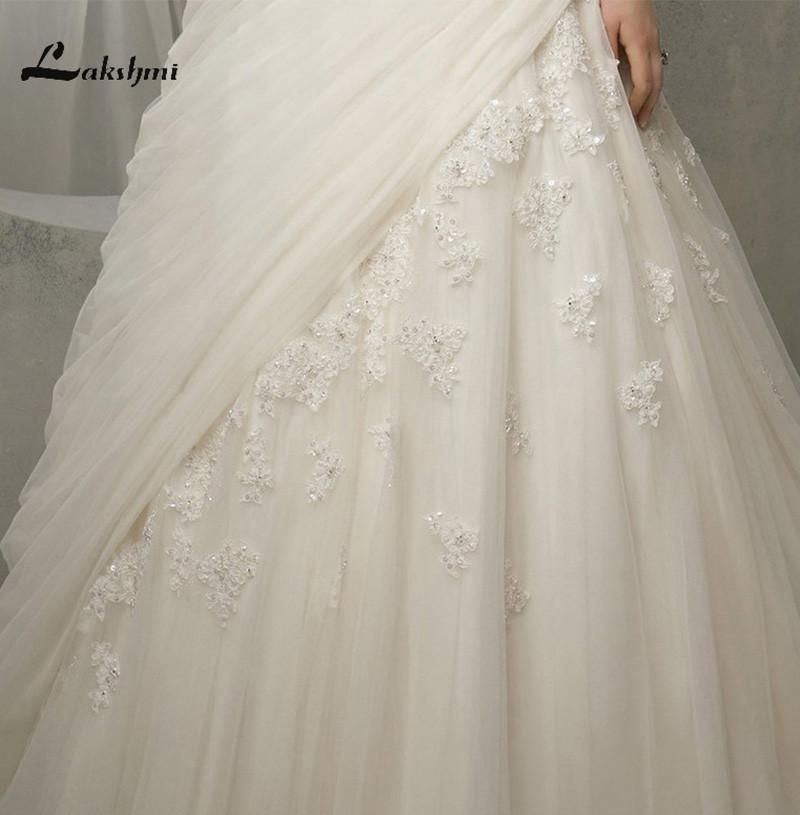 Wedding Dress Elegant Princess Capped Sleeves Wedding Dresses 2019 Sweetheart A-line Appliques Bridal Gowns Small Train - ROYCEBRIDAL OFFICIAL STORE