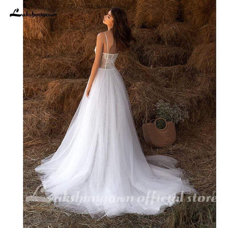 Crystal Wedding Dress Off The Shoulder Bridal