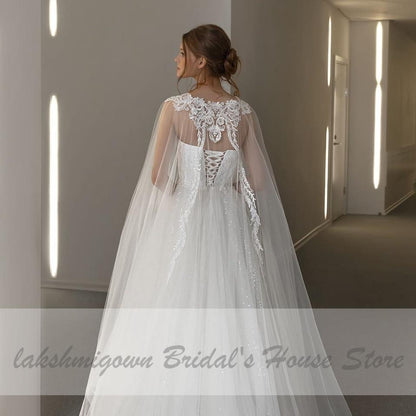 Elegant African Wedding Dresses for Women Strapless Lace Appliques - ROYCEBRIDAL OFFICIAL STORE