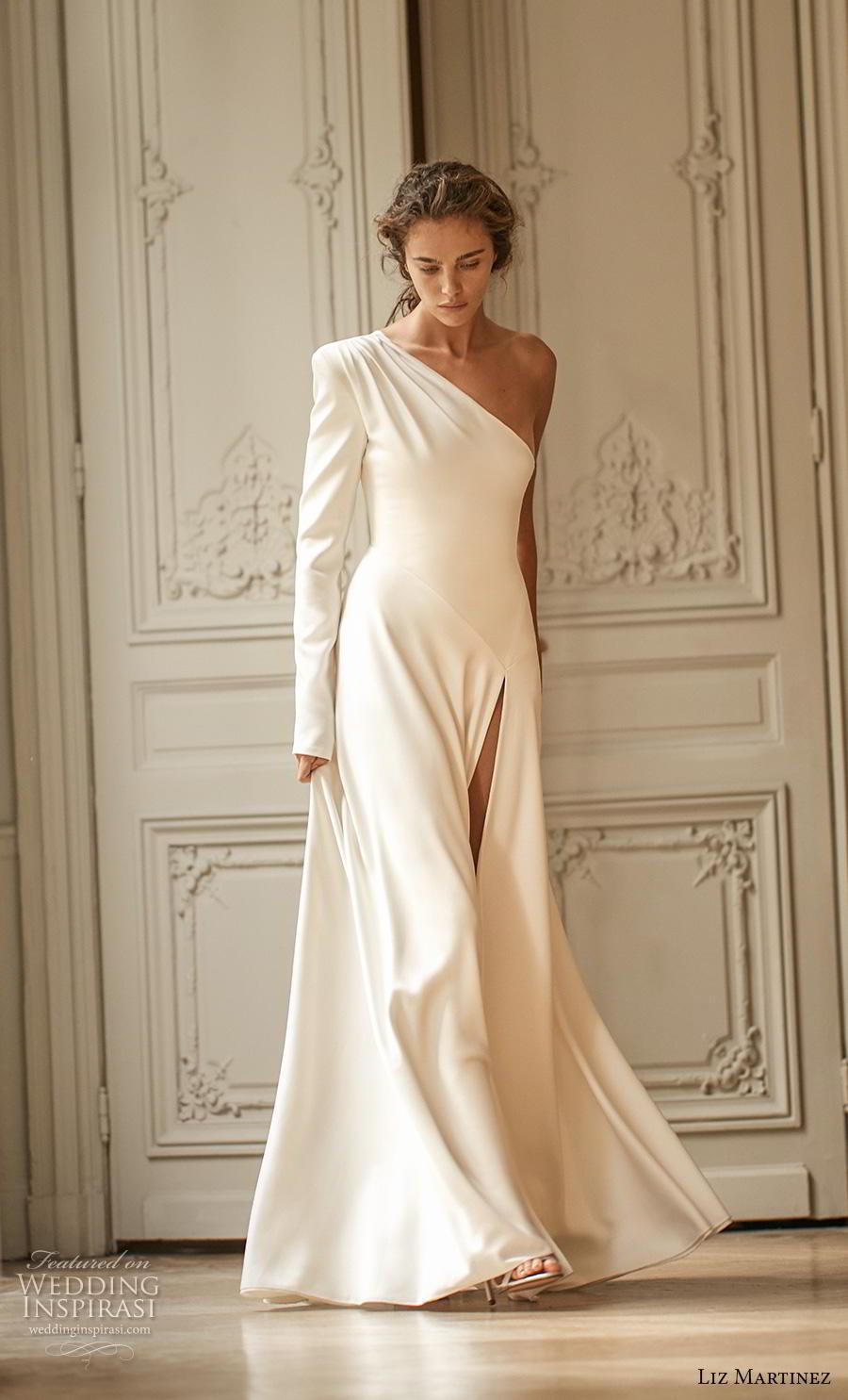 Elegant One Shoulder Wedding Dresses