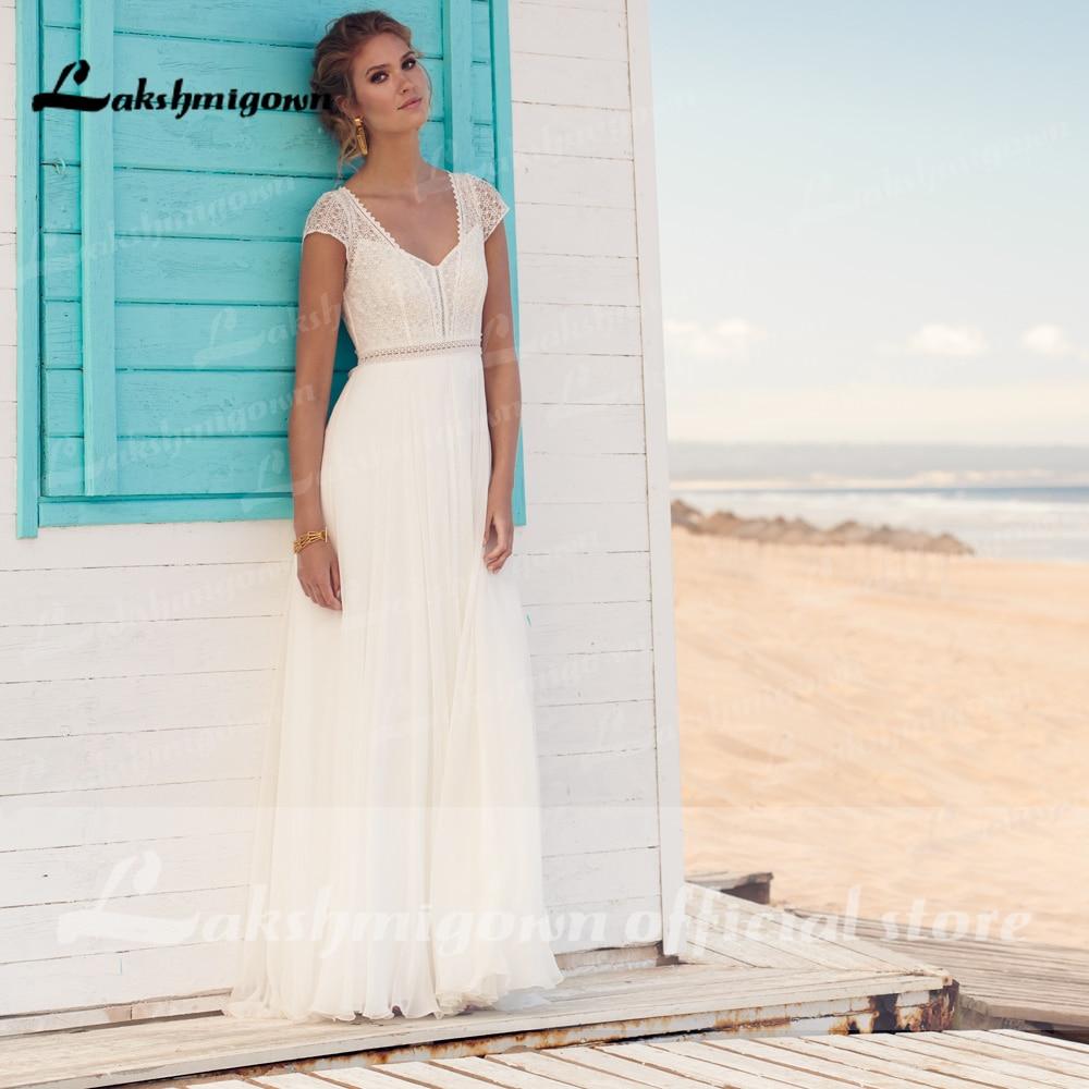 Ivory Wedding Dresses A Line Bridal Dress Lace Top - ROYCEBRIDAL OFFICIAL STORE