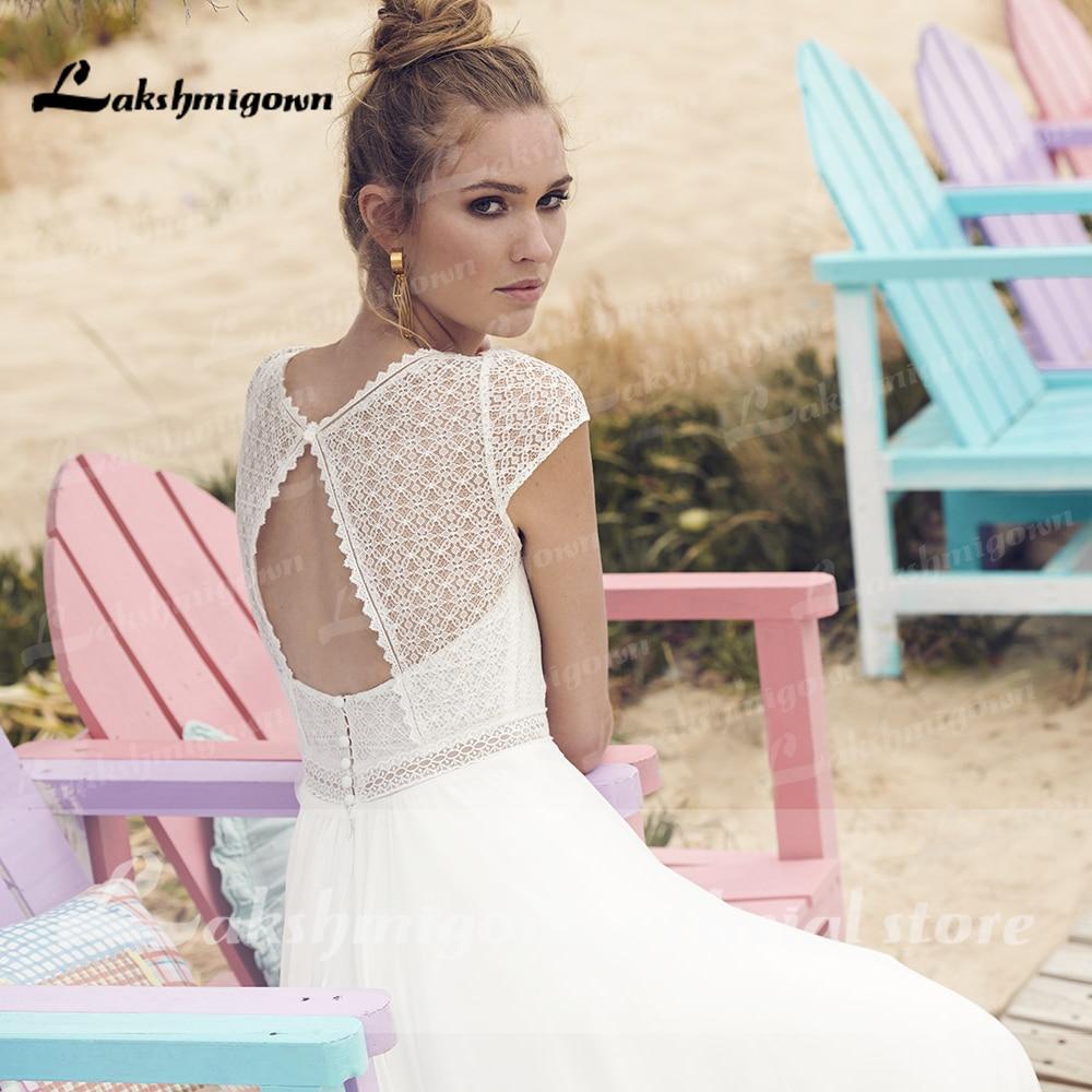 Ivory Wedding Dresses A Line Bridal Dress Lace Top - ROYCEBRIDAL OFFICIAL STORE