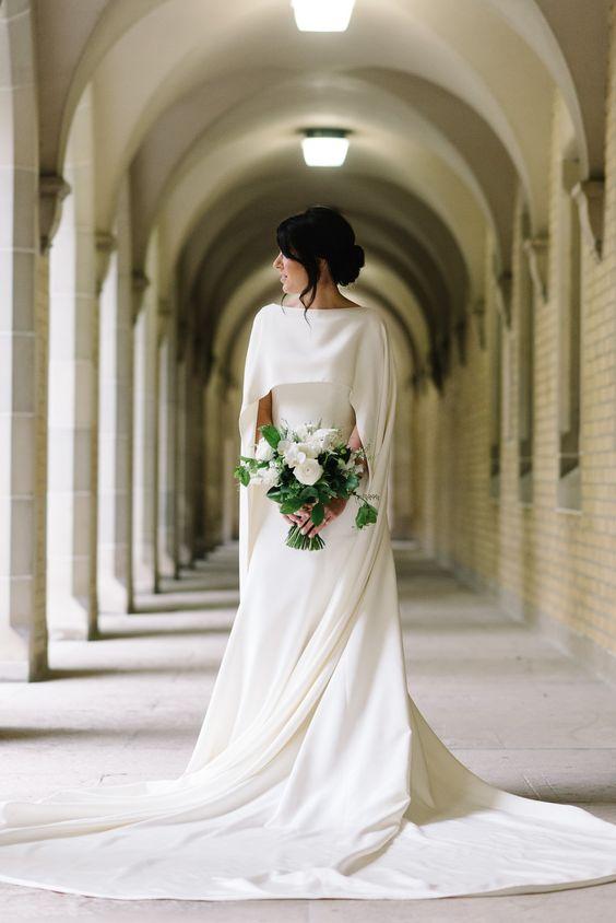 Ivory Wedding Wraps Bridal Cape For Bridal Wedding