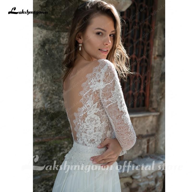 Lace Wedding Dresses Boho Beach Tulle Marriage Bridal Gowns