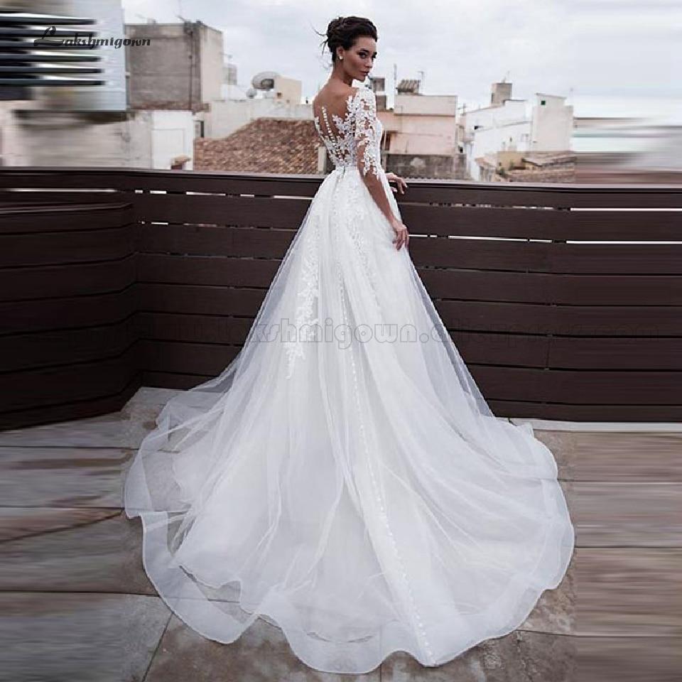 Luxury Flowers Wedding  Dresses Princess Bridal Dress Sweetheart