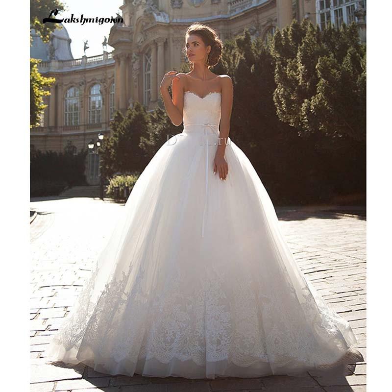 Modest Lace A-Line Wedding Dresses  Vintage Bride Gown - ROYCEBRIDAL OFFICIAL STORE