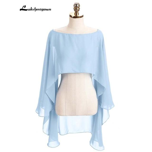 Chiffon Bridal Wraps Bolero For bridal and Bridesmaid Women Scarf