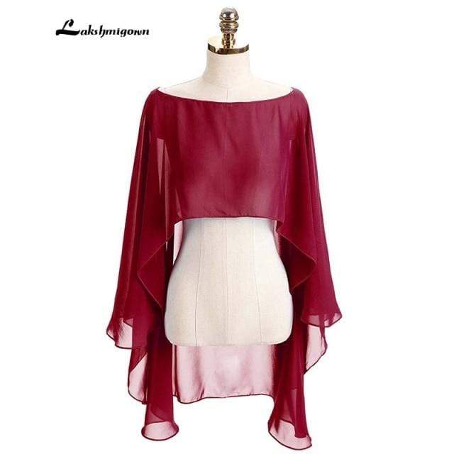 Chiffon Bridal Wraps Bolero For bridal and Bridesmaid Women Scarf