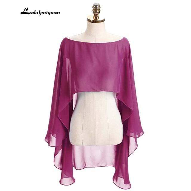 Chiffon Bridal Wraps Bolero For bridal and Bridesmaid Women Scarf