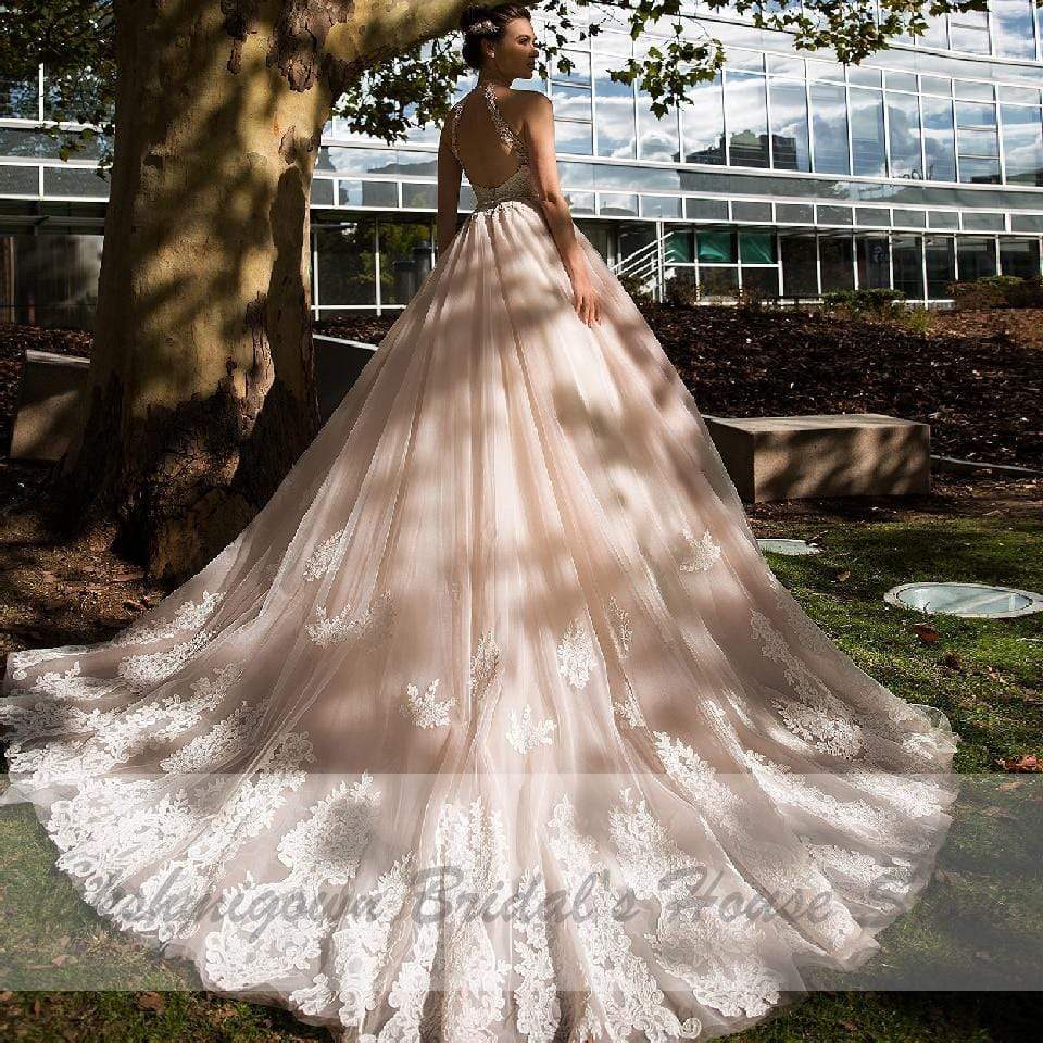 2021 Gorgeous Princess Blush Pink Bridal Wedding Dresses Sweetheart Off  Shoulder Sleeves Appliqued Wedding Gowns for Bride Pleat - AliExpress