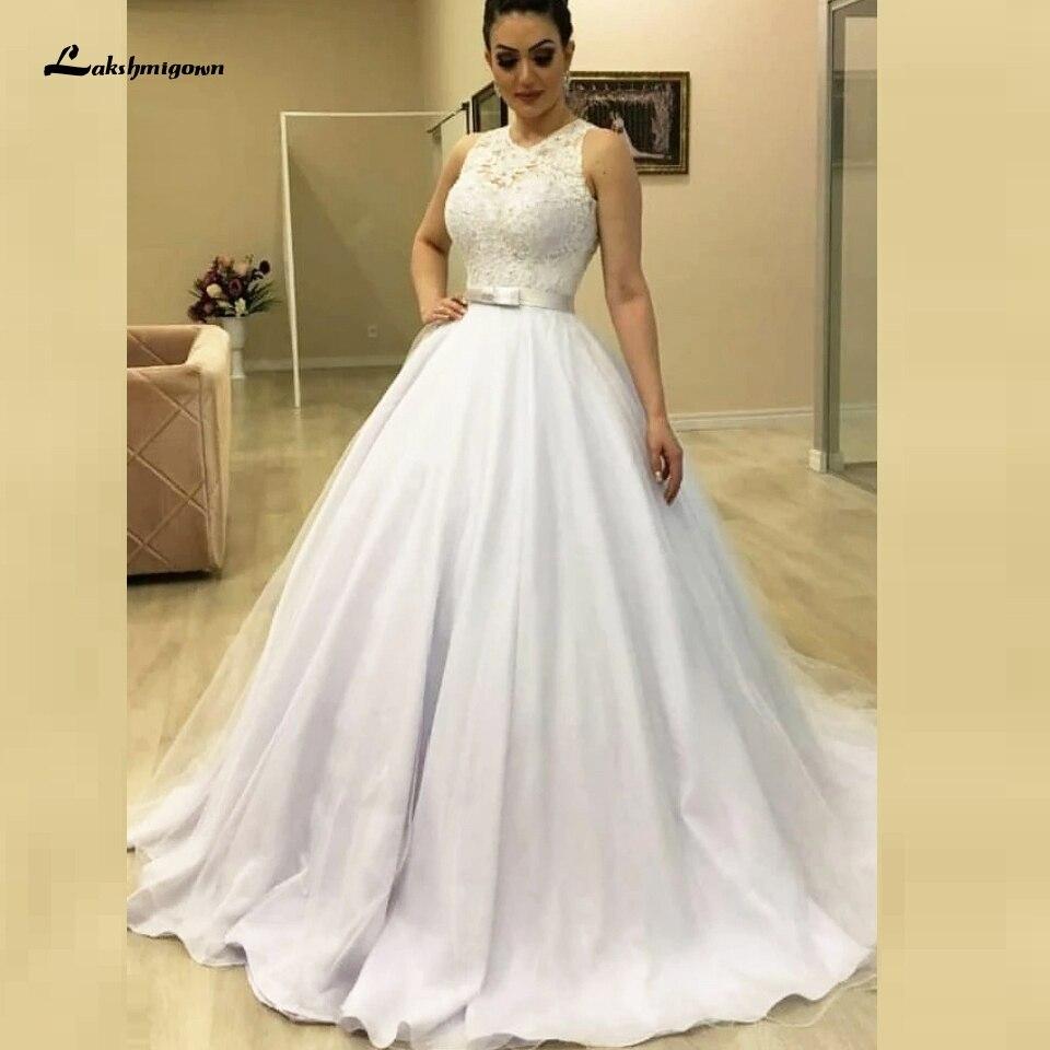 Vintage Lace Sleeveless Bridal Gown Wedding Dresses - ROYCEBRIDAL OFFICIAL STORE