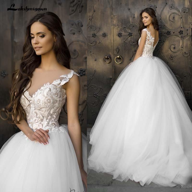 Vintage Turkey Plus Size Lace Ball Gown Wedding Dress - ROYCEBRIDAL OFFICIAL STORE