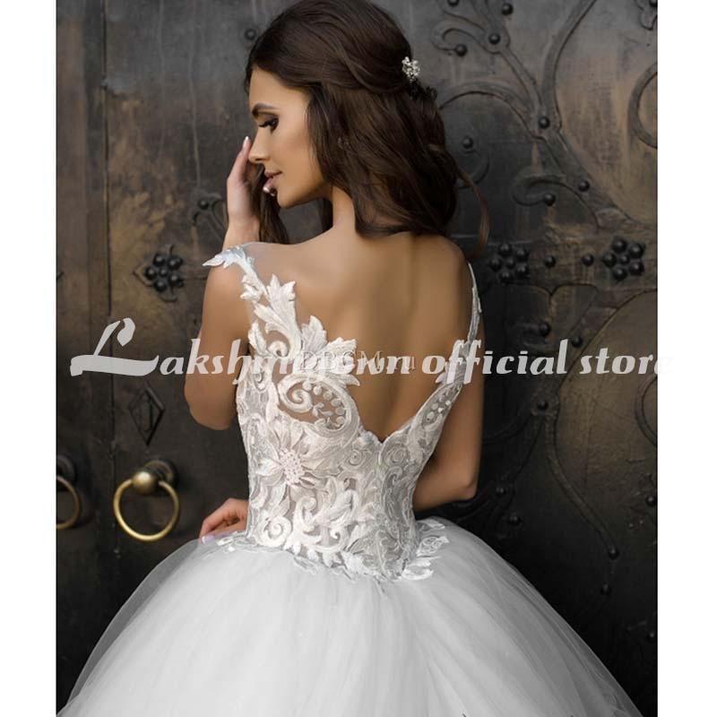Vintage Turkey Plus Size Lace Ball Gown Wedding Dress - ROYCEBRIDAL OFFICIAL STORE