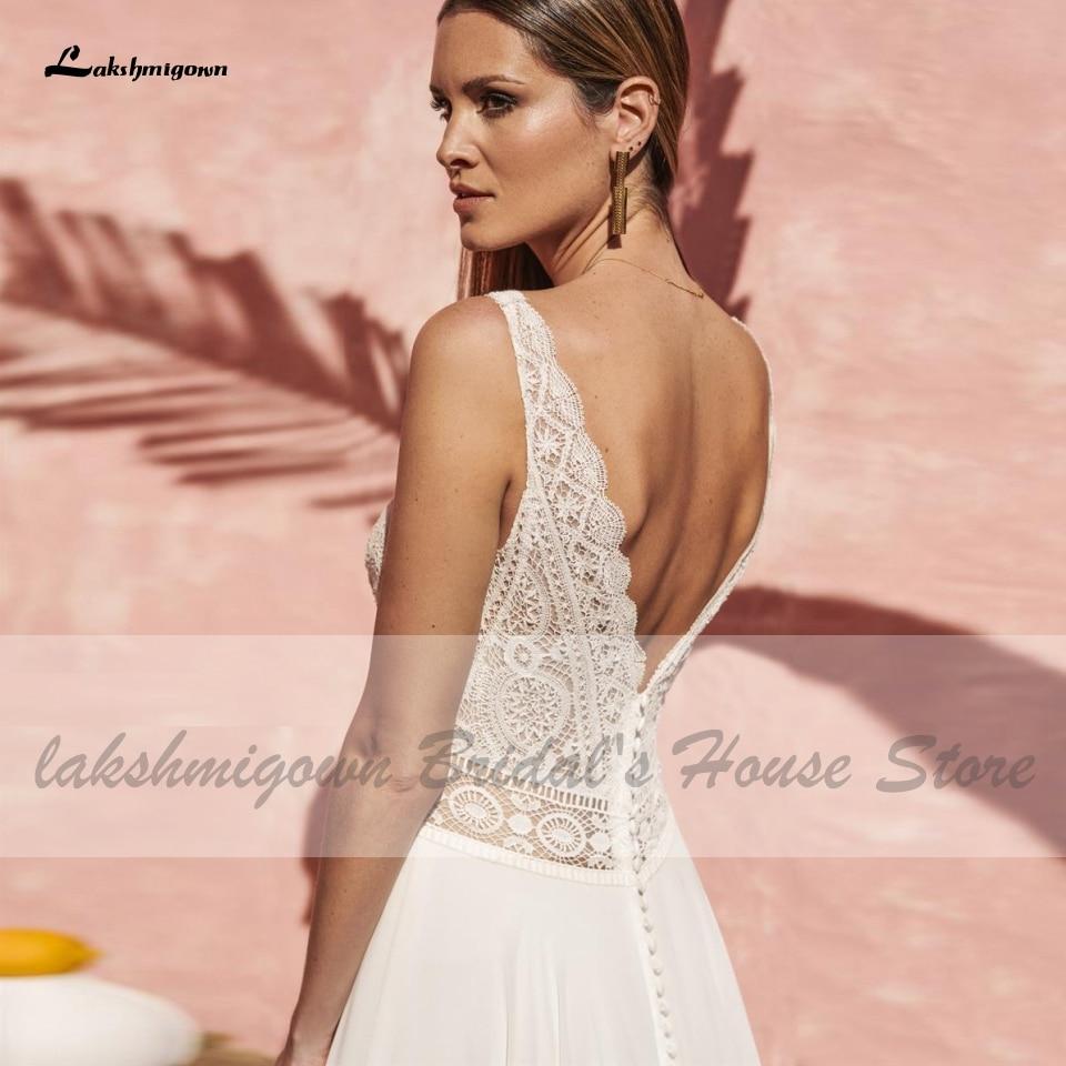 Wedding Dress for Women Summer Sexy V-Neck Lace - ROYCEBRIDAL OFFICIAL STORE