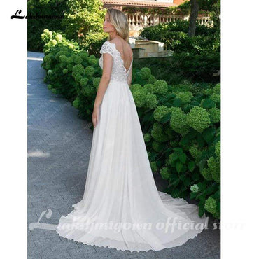 Wedding Dress Vintage Lace Appliques - ROYCEBRIDAL OFFICIAL STORE