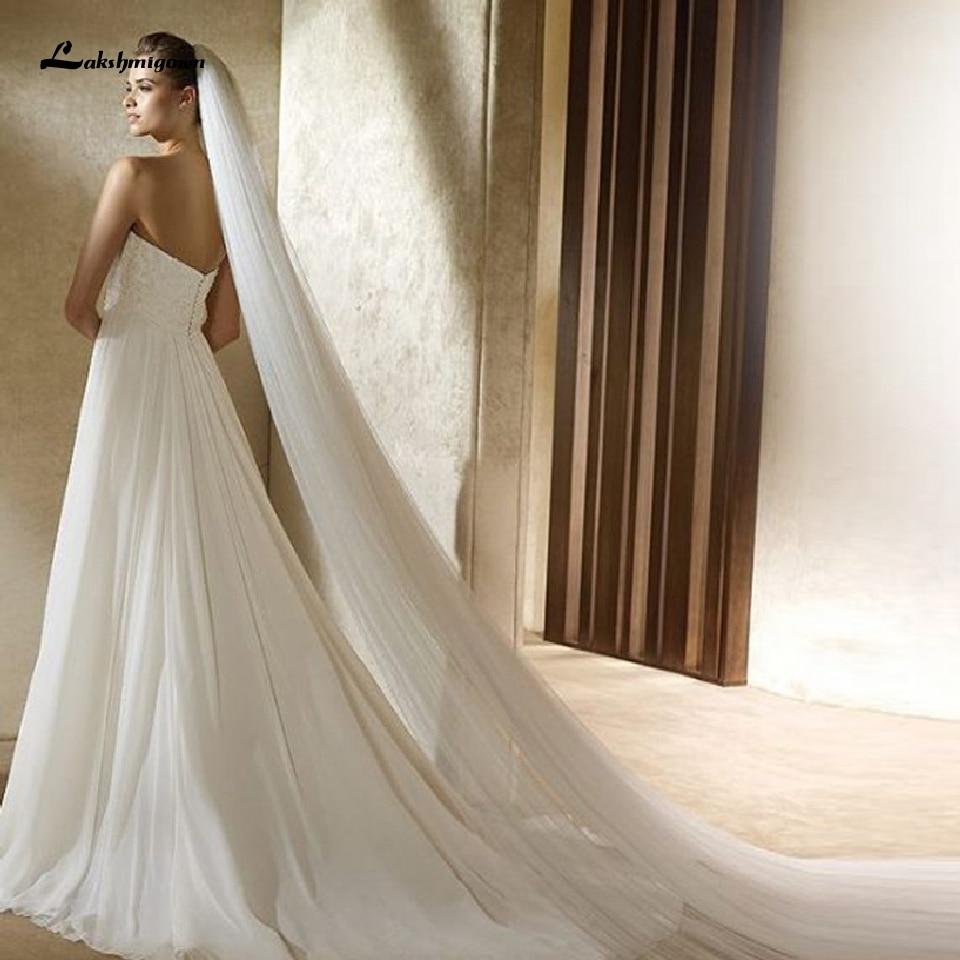 Wedding Veil Cut Edge Cathedral Bridal Long Veil with Comb - ROYCEBRIDAL OFFICIAL STORE