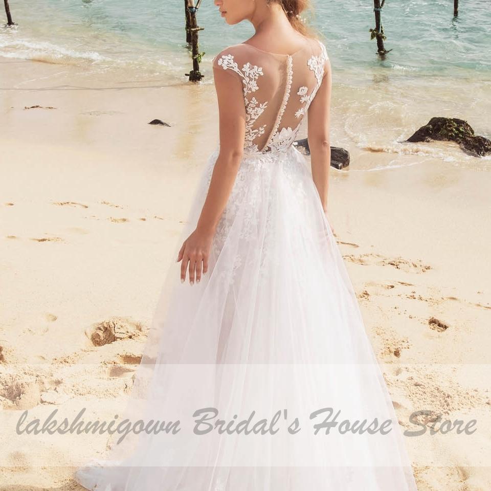 Women Mermaid Wedding Dress with Detachable Skirt
